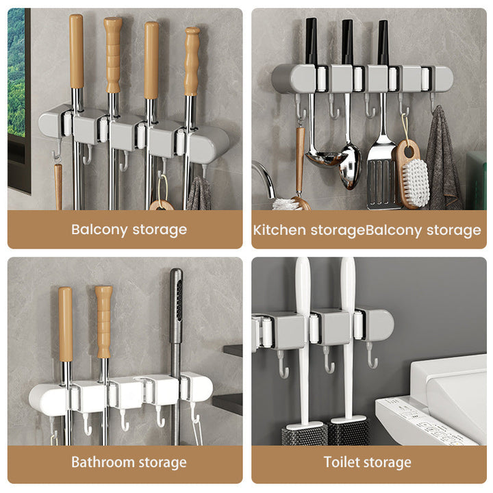 Lisslune | Multifunctional Mop Holder with Hooks