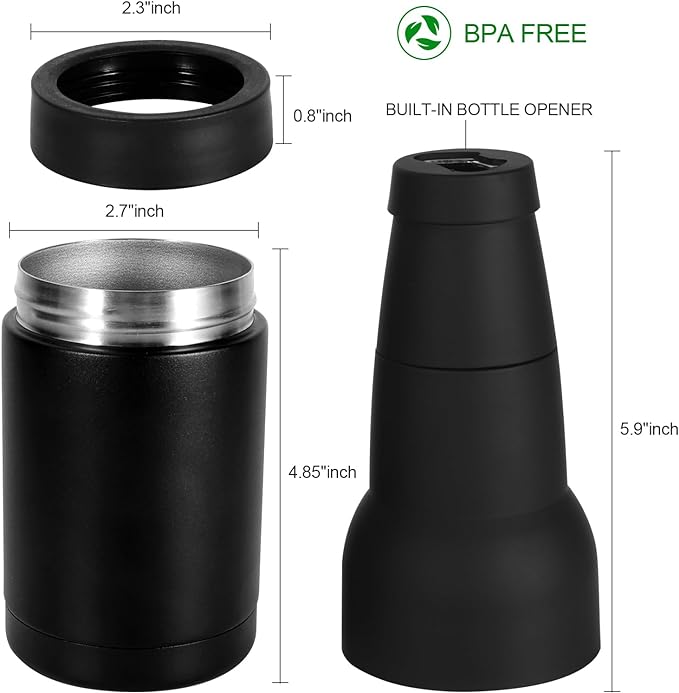 Lisslune | Beer Bottle and Can Cooler with Beer Opener