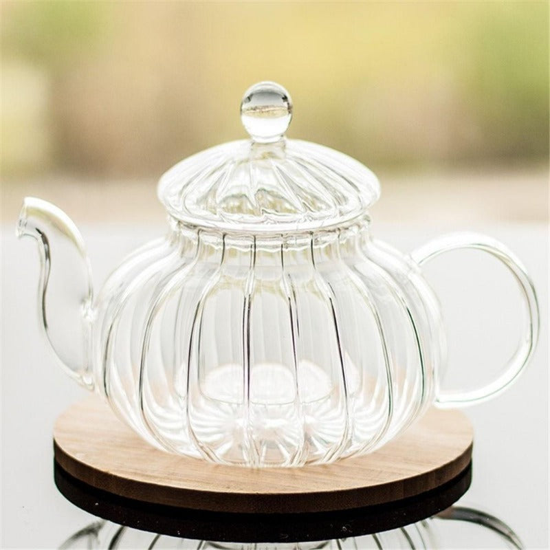Lisslune | Crystal Clear Glass Teapot Set
