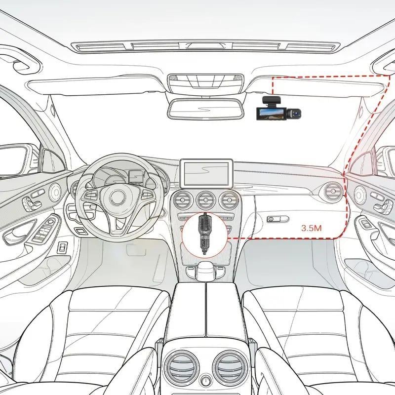 Lisslune | Front and rear view camera
