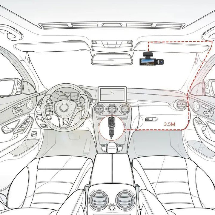 Lisslune | Front and rear view camera