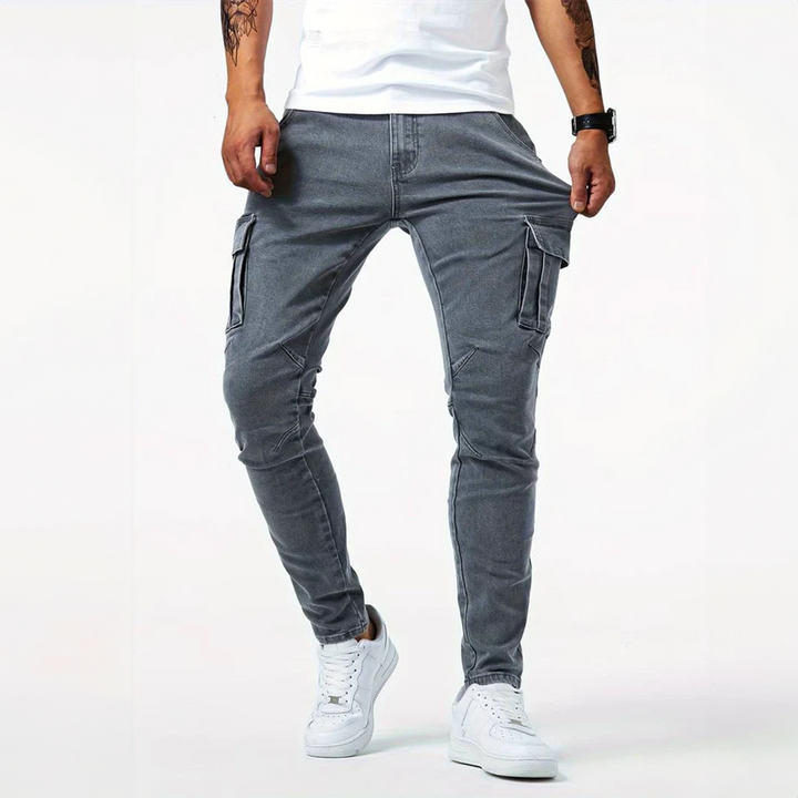 Lisslune | Denim Cargo Jeans