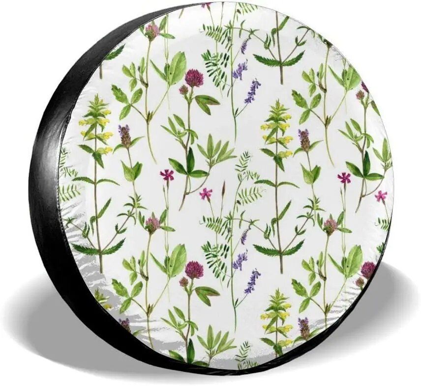 Lisslune | Charming Flower Back Camera Cover for SUV, Jeep, RV – Weatherproof Polyester Accessories