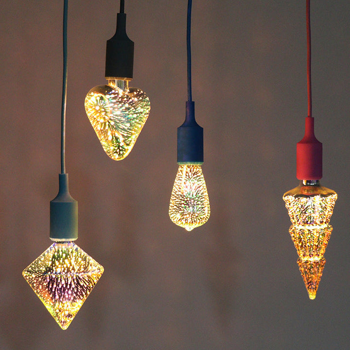 Lisslune | 3D Fireworks LED Light Bulb