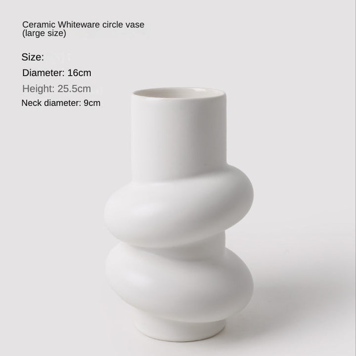 Lisslune | Pure White Special Shape Vase