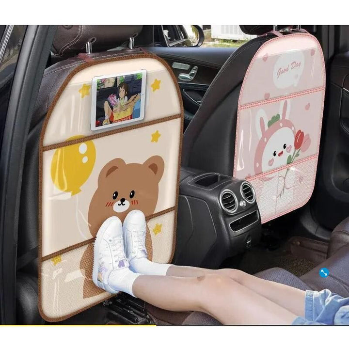 Lisslune | Waterproof cartoon car seat back protector for children