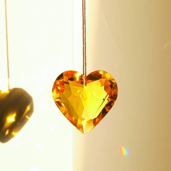 Lisslune | Hanging Heart Sun Catcher Prism Crafts
