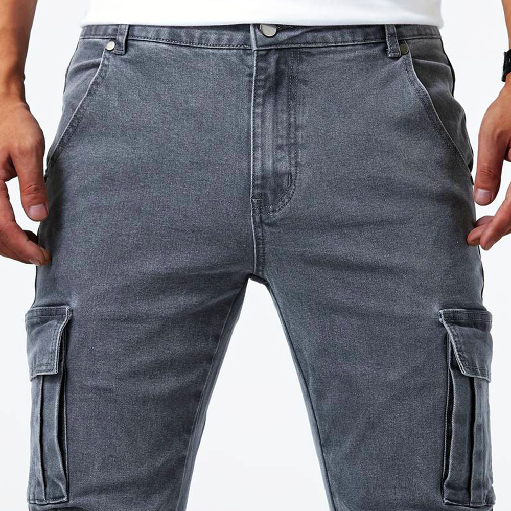 Lisslune | Denim Cargo Jeans
