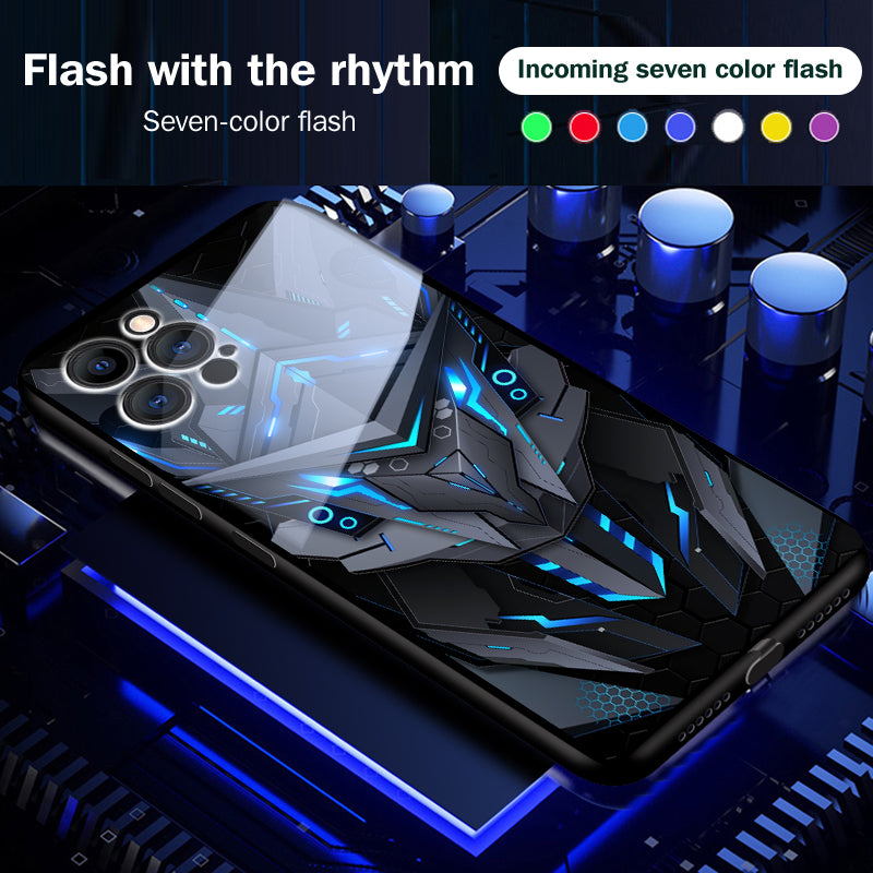 Lisslune | Cool Mecha Apple Smart Flash Phone Case