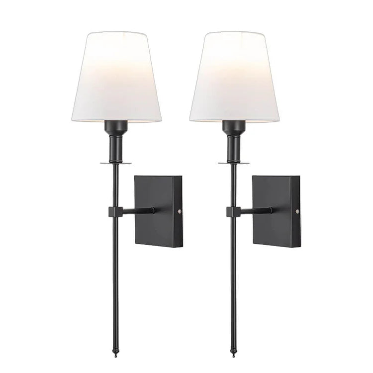 Lisslune | Rechargeable Wireless Wall Light Set (2 Pack) - Battery-Powered Indoor & Outdoor Lighting for Home, Patio, and Garden