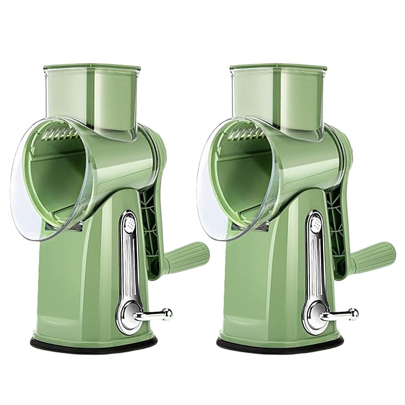 Lisslune | 5-in-1 Rotating Cheese Slicer and Grater