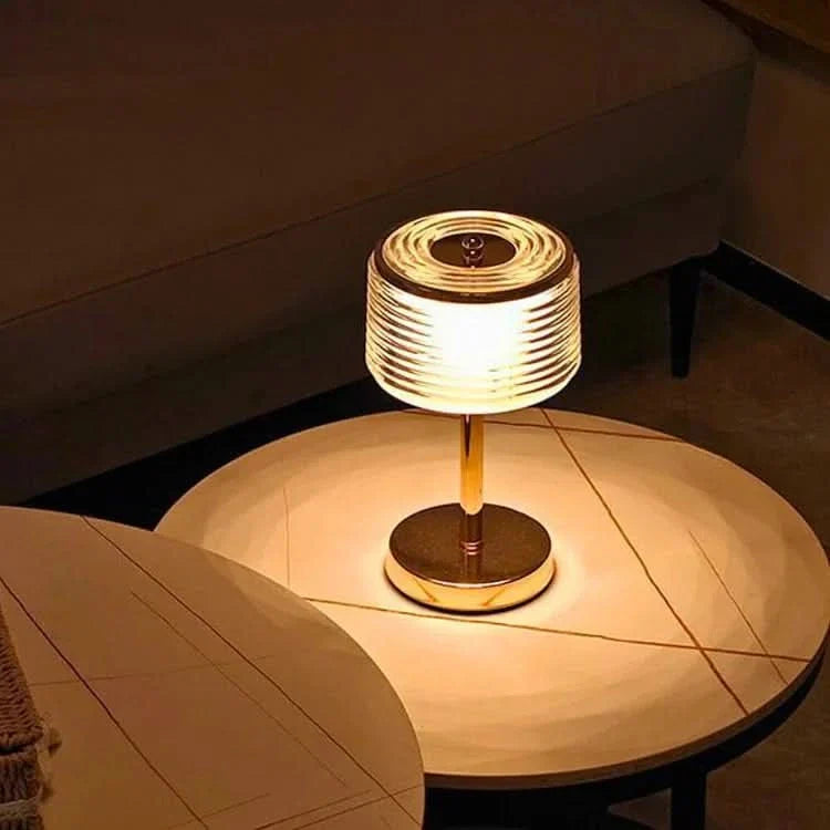 Lisslune | LED Ring Table Lamp with Multi-Layer Shade