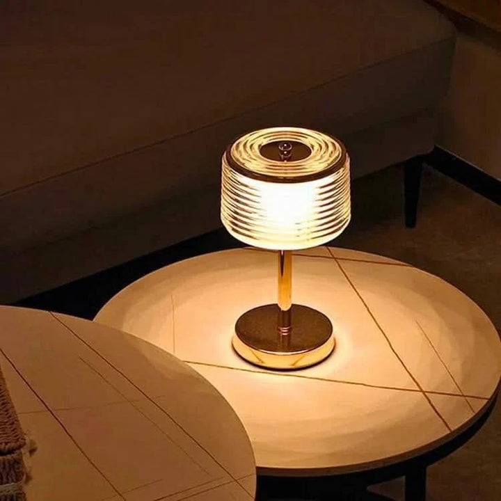 Lisslune | LED Ring Table Lamp with Multi-Layer Shade