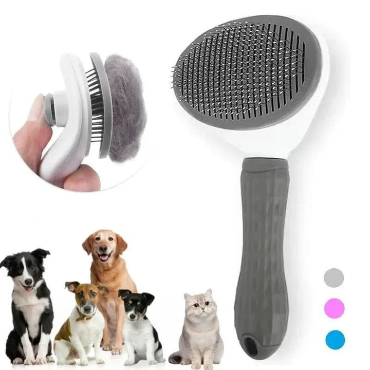Lisslune | LUCIE PELAGE – Gentle de-shedding brush for shiny coats in dogs & cats