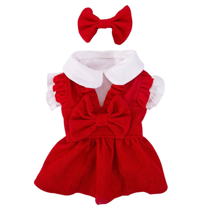 Lisslune | Puppy Bow Dress Set