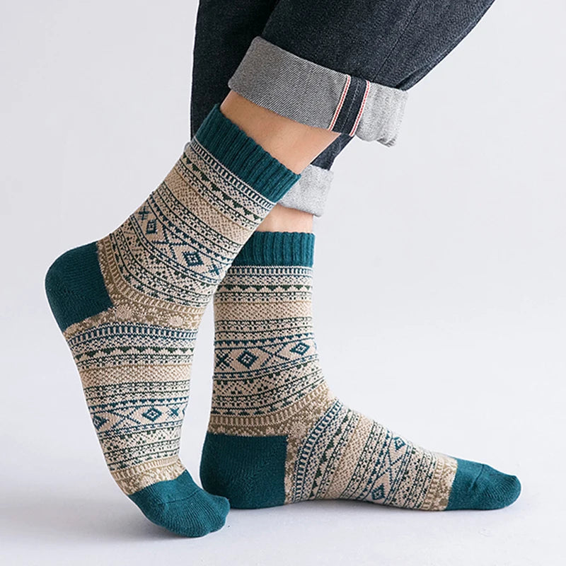 Lisslune | 5-Pack Socks Mega Warm Socks in Scandinavian Design
