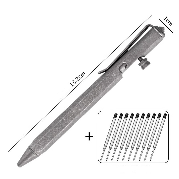 Lisslune | Tactical Titanium Alloy Self-defense Signature Pen