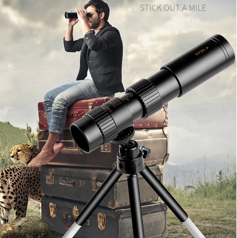 Lisslune | 4K 10-300X40mm Super Telephoto Zoom Monocular Telescope