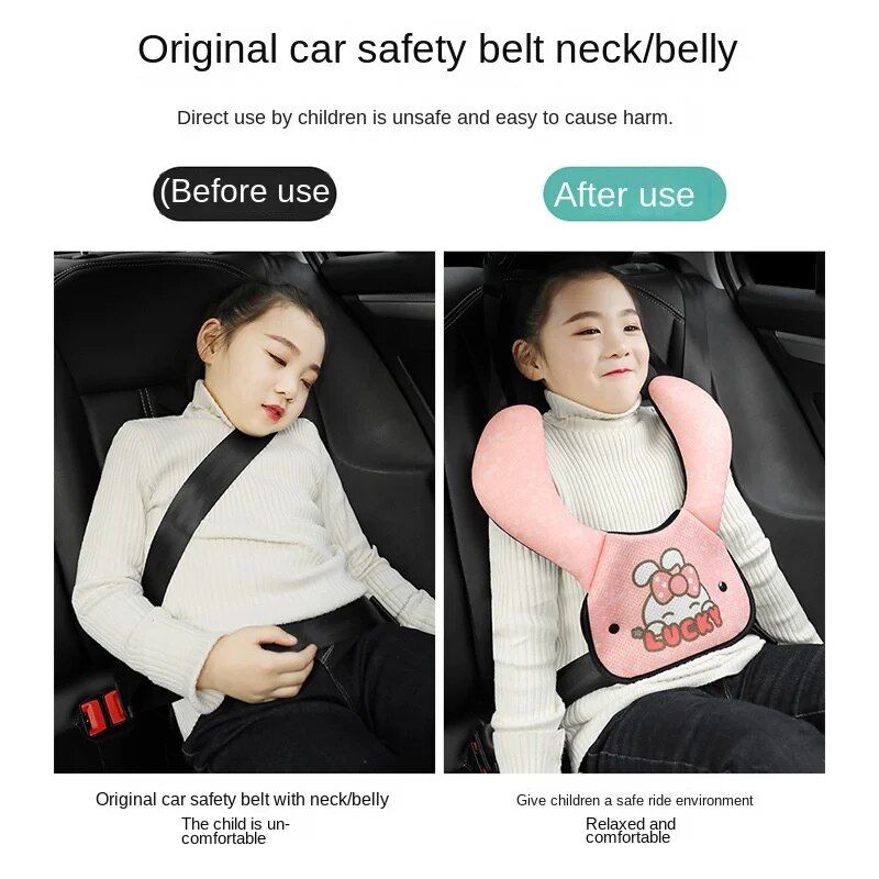 Lisslune | Child Car Seat Belt Adjustment - Easy Interior Seat Belt for Children 2023