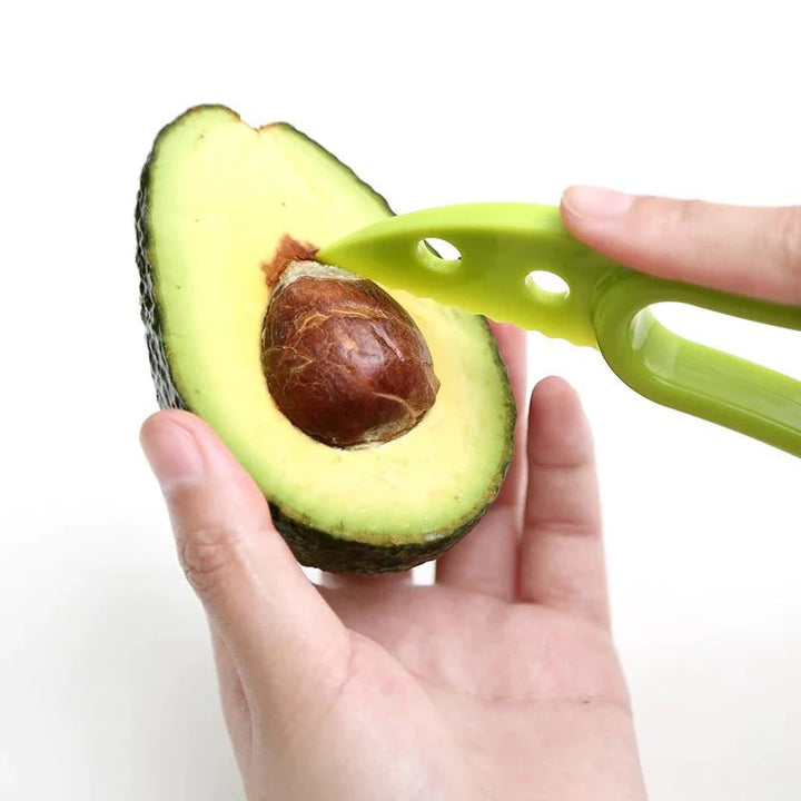 Lisslune | 3 in 1 Avocado Slicer Shea Corer Butter Fruit Peeler Cutter Pulp Separator Plastic Knife Kitchen Appliances Vegetable Tools Kitchen Gadgets