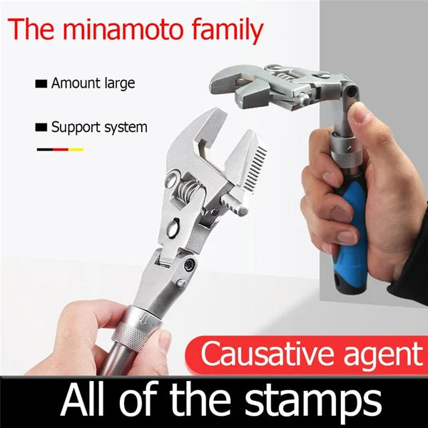 Lisslune | 5 In 1 Telescopic Shaking Head Ratchet Wrench