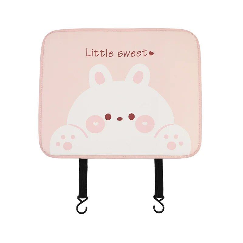 Lisslune | Waterproof cartoon bear & rabbit car seat back protector for children