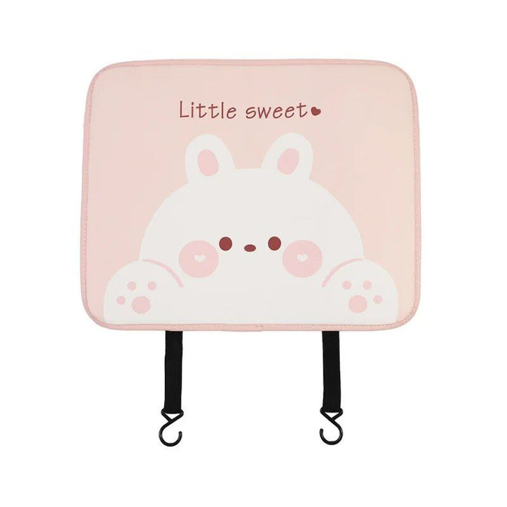 Lisslune | Waterproof cartoon bear & rabbit car seat back protector for children