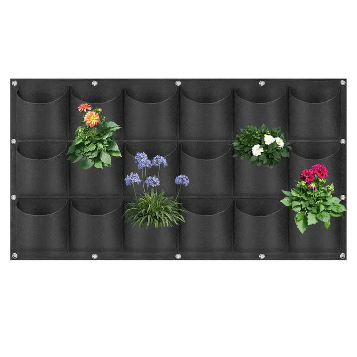 Lisslune | Felt Plant Bag for Vertical Wall Mounting – Three-dimensional, Non-woven Plant Bag