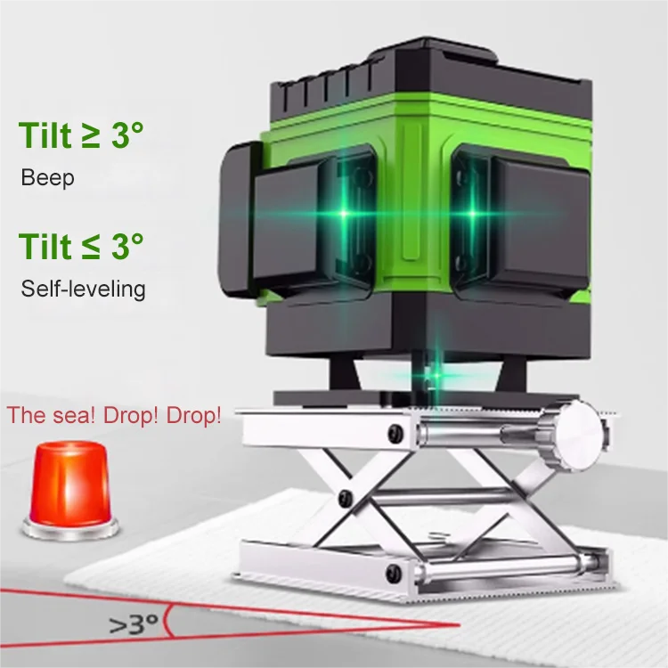 Lisslune | Infrared Green Light Laser Level for Precision Work