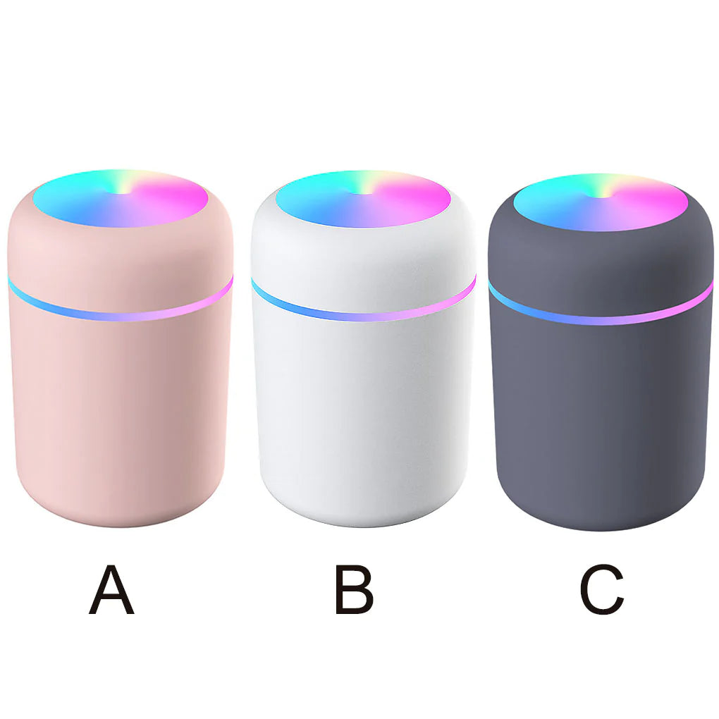 Lisslune | 300Ml Humidifier Portable USB Ultrasonic Dazzle Cup Aroma Diffuser Cool Mist Maker Humidifier Cleaner with Romantic Light