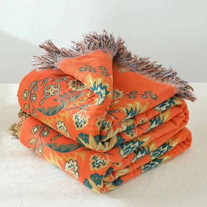 Lisslune | Cotton Queen Bedcover Sofa Blanket