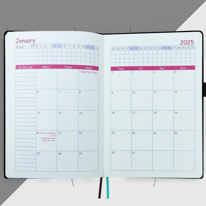 Lisslune | 2025 One Day One Page Daily Planner – Your Ultimate Gift Calendar