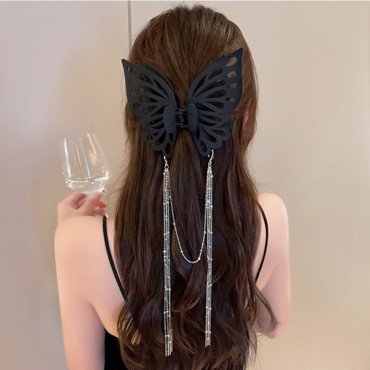 Lisslune | Tassel butterfly hair clip