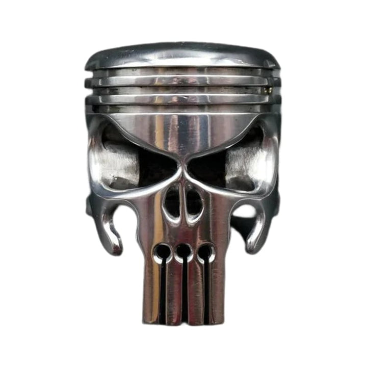 Lisslune | Piston Art Skull Keychain