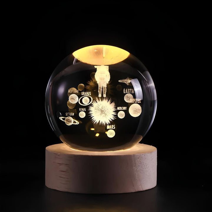 Lisslune | Luminous Crystal Ball LED Night Light Decor