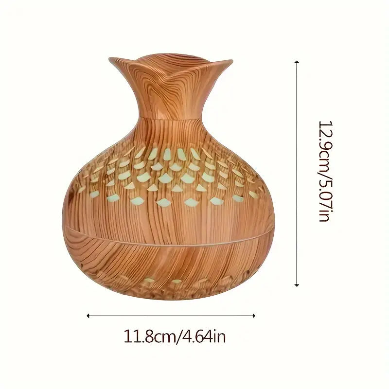 Lisslune | Aromatherapy air humidifier with LED – Diffuser in wood look & night light