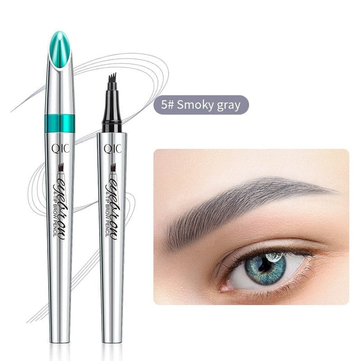 Lisslune | 3D Waterproof Microblading Eyebrow Pen 4 Fork Tip Tattoo Pencil