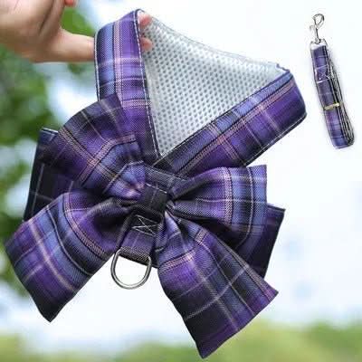 Lisslune | AURÉLIEN HARNESS – Adjustable dog harness with bow for stylish walks