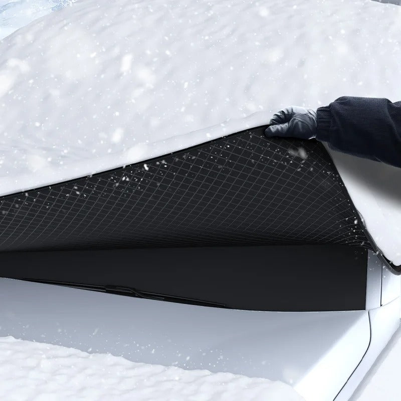 Lisslune | Magnetic Car Windshield Snow and Sun Protection Cover – Durable and Compact
