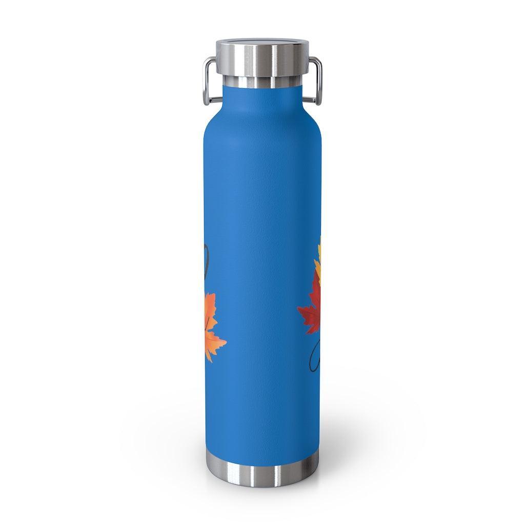 Lisslune | Merry Moments 22 Oz Stainless Steel Insulated Holiday Water Bottle