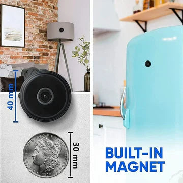 Lisslune | Mini Wireless Magnetic Camera, Live Audio & Video Monitoring in Real Time