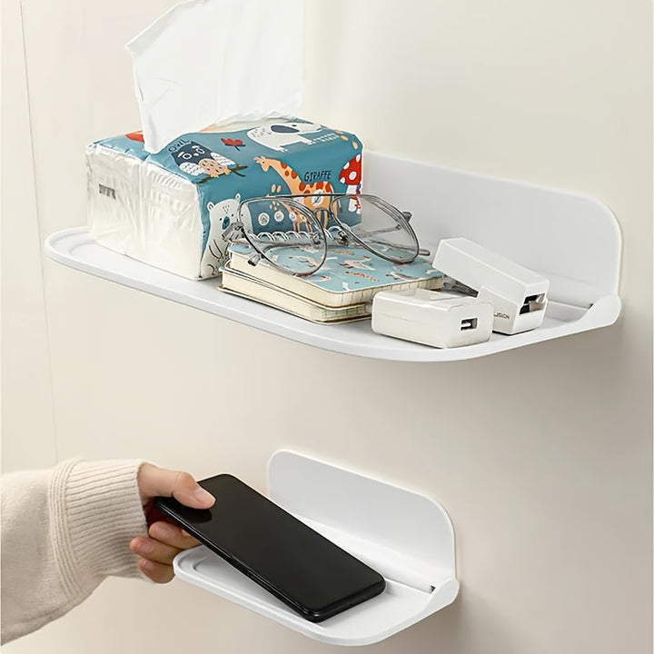 Lisslune | FoldNest collapsible wall shelf – Space-saving storage solution without drilling