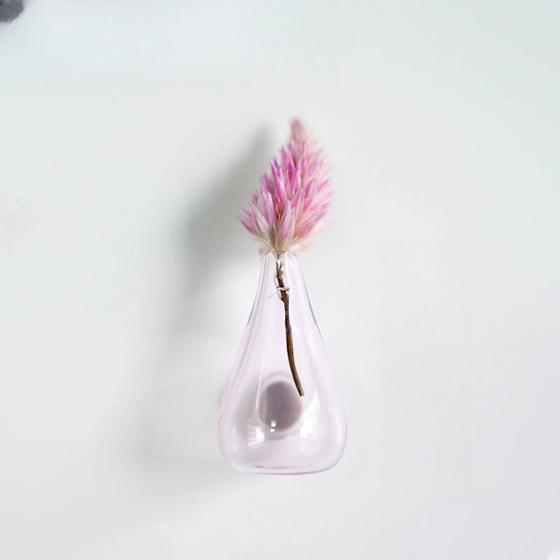 Lisslune | 3-piece set mini plant vases magnets for decorative and fresh accents