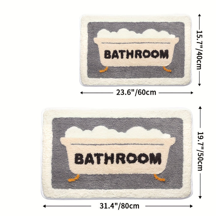 Lisslune | Soft and Non-Slip Bath Mat with High Absorbency