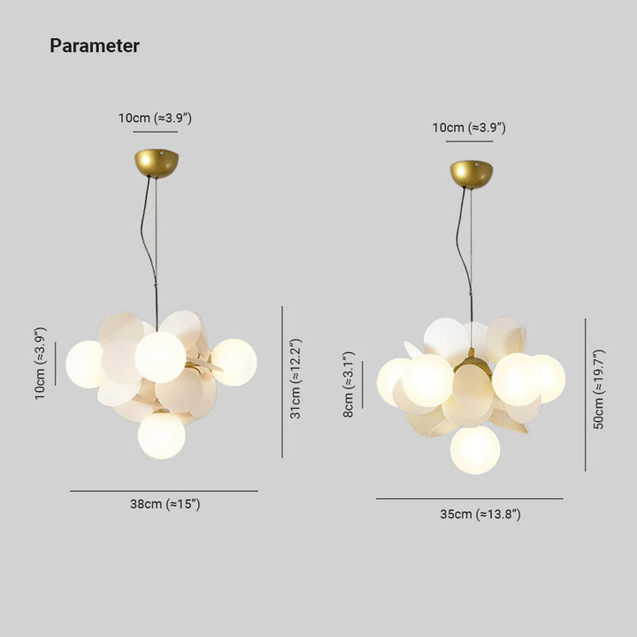 Lisslune | Flower Branch Chandelier Living Room