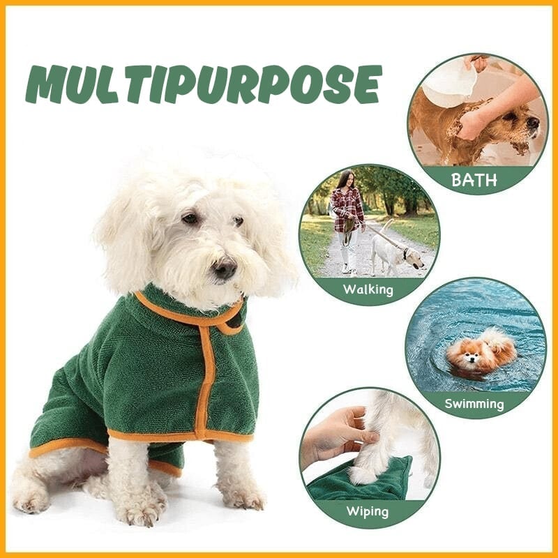 Lisslune | mamymarket™ - Super absorbent pet bathrobe
