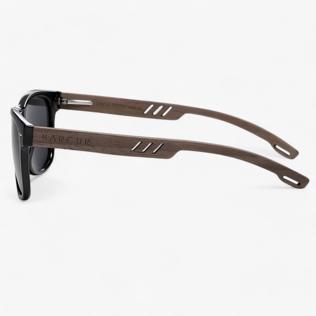 Lisslune | Wooden Temple Polarized Sunglasses UV400 Protection