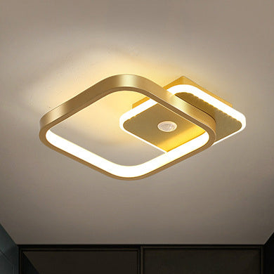 Lisslune | MotionGlide PIR Motion Sensor LED Ceiling Light | Smart Lighting | Energy Efficient | Perfect for Hallway & Bathroom