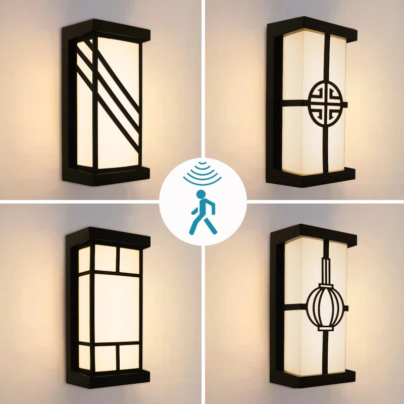 Lisslune | LumeRadar – Modern LED Outdoor Wall Light with IP65 Waterproof & Motion Radar Sensor