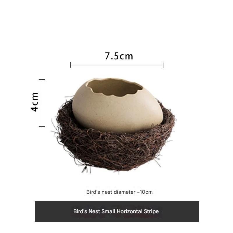 Lisslune | Creative Ceramic Bird Nest Eggshell Bowl
